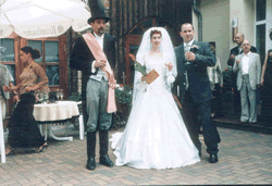 Empfang der Hochzeitsg&auml;ste